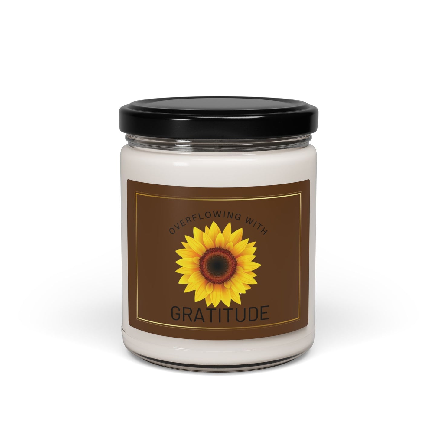 Grateful Overflow Christian Candle
