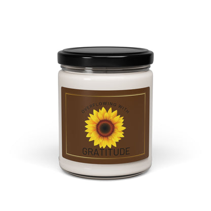 Grateful Overflow Christian Candle