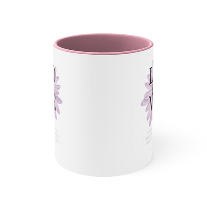 Love Is Christian Mug with Bible Verse Accent Coffee Mug, 11oz