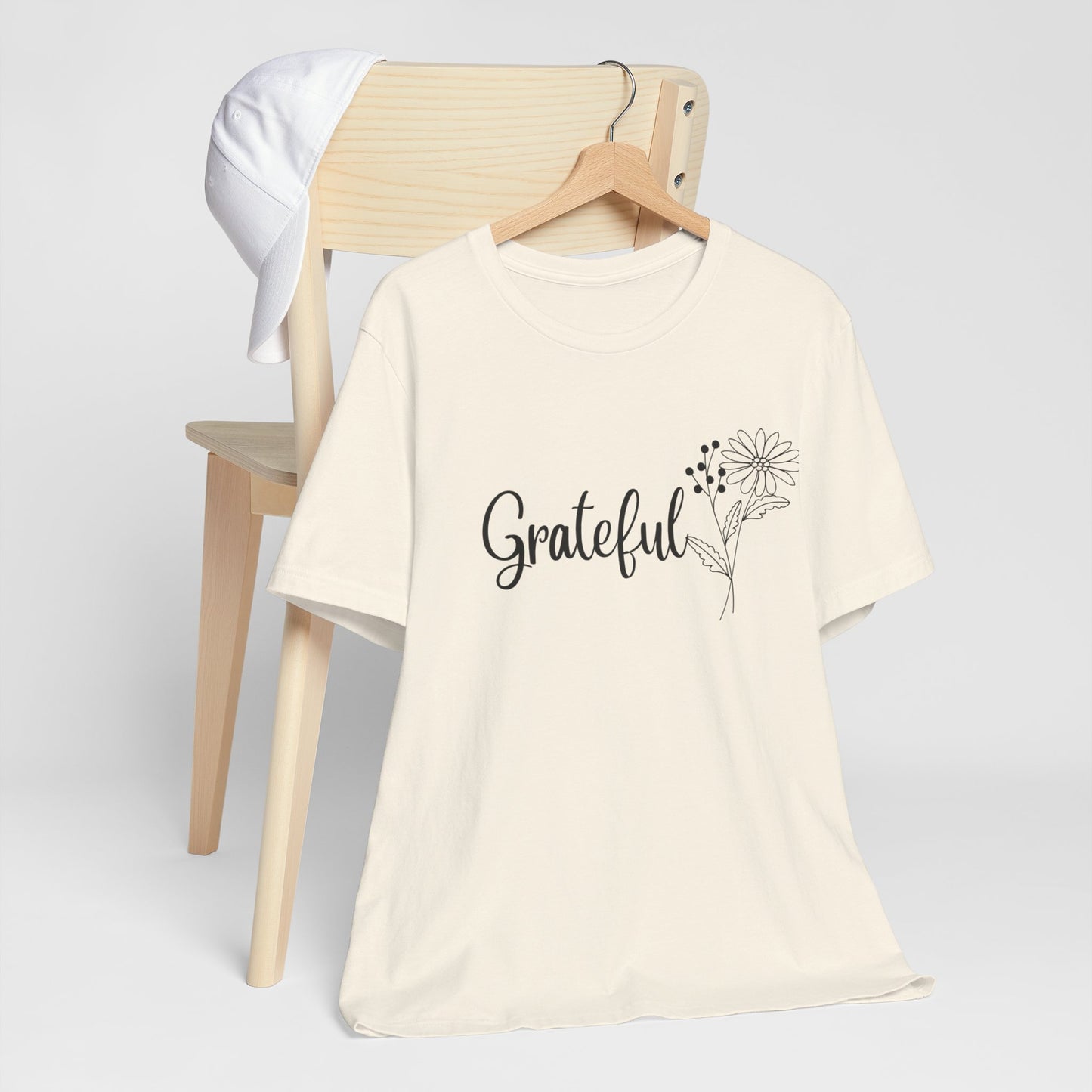 Grateful Inspirational Christian T-Shirt with Religious Graphics Ideal Religious Gift Ideas for Women