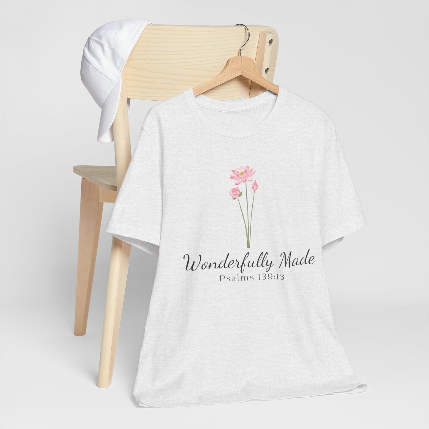 Wonderfully Made Spiritual Clothing for Daily Wear T-Shirt Ideal Christian Gift Ideas for Women