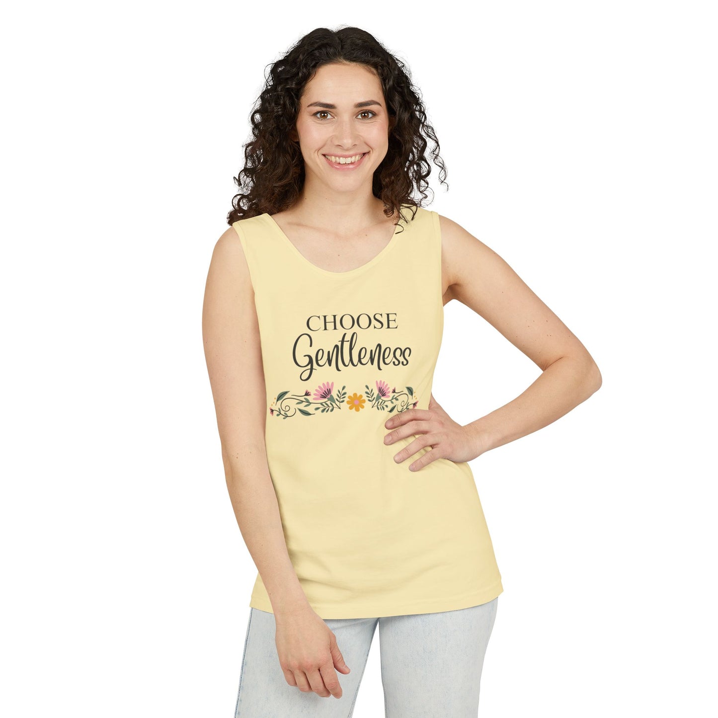 Choose Gentleness Christian Tank Top