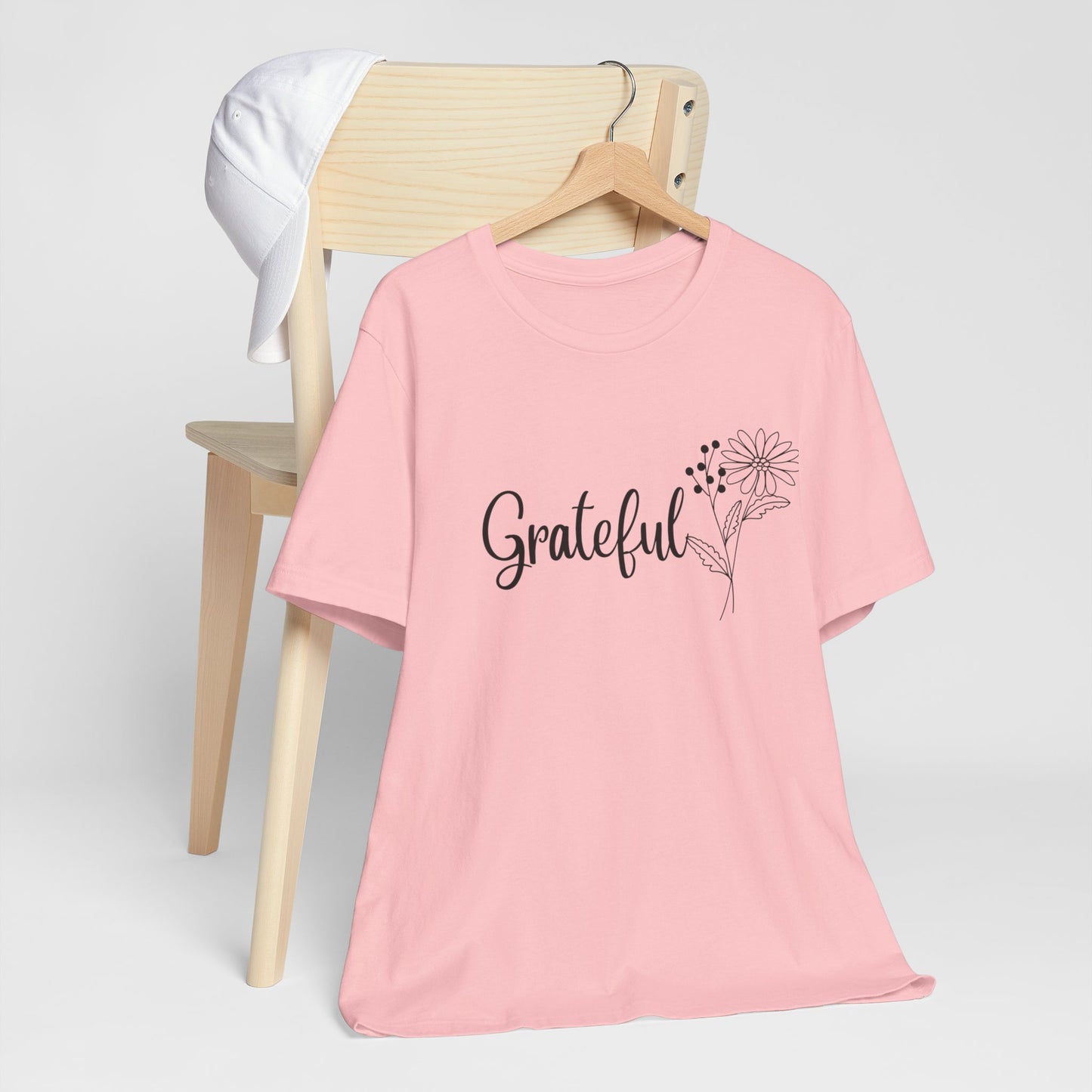 Grateful Inspirational Christian T-Shirt with Religious Graphics Ideal Religious Gift Ideas for Women