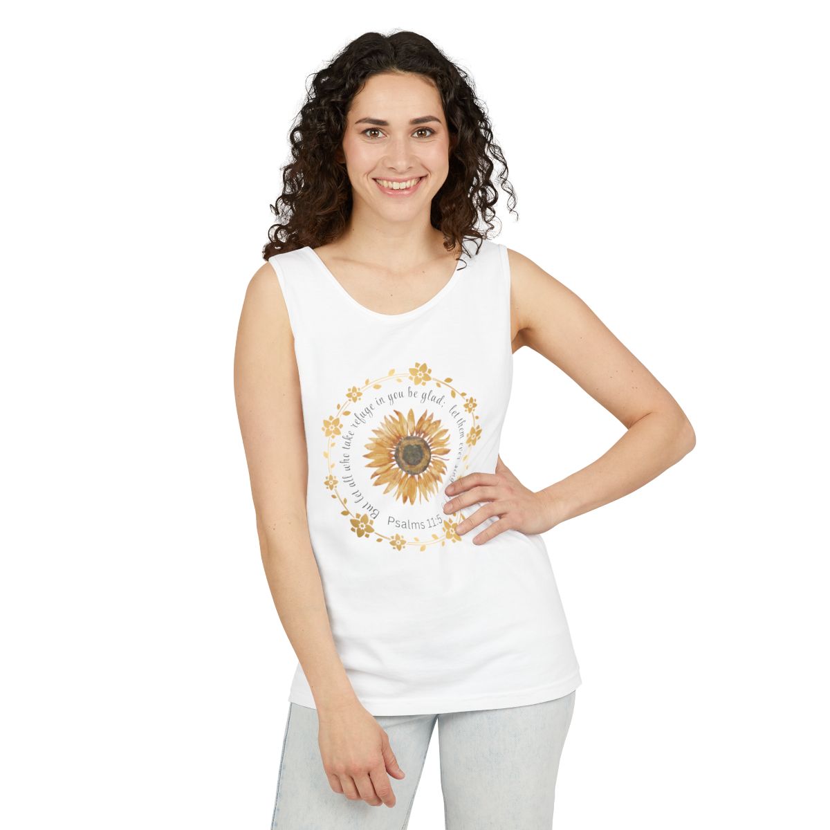 Refuge in the Lord Christian Tank Top