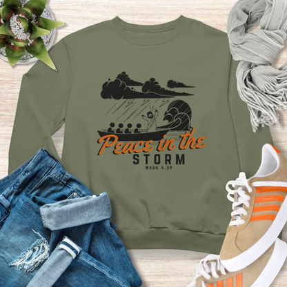 Peace in the Storm Christian Sweatshirt