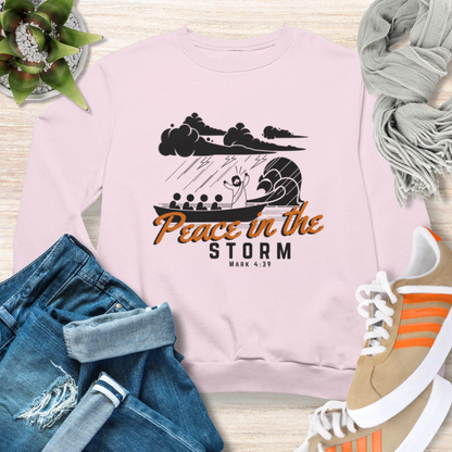 Peace in the Storm Christian Sweatshirt