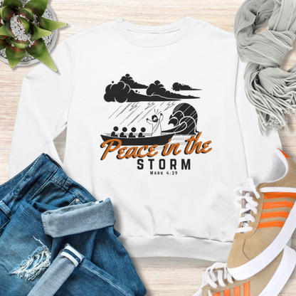 Peace in the Storm Christian Sweatshirt