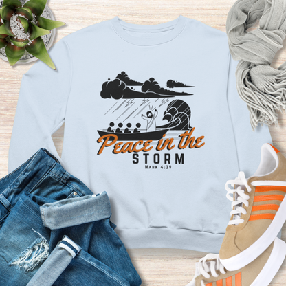 Peace in the Storm Christian Sweatshirt