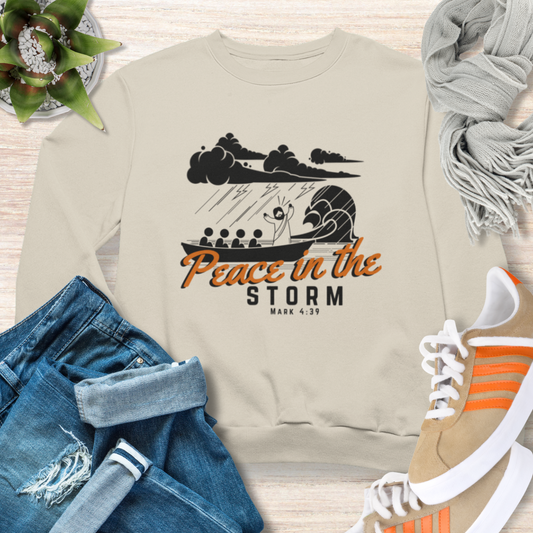 Peace in the Storm Christian Sweatshirt