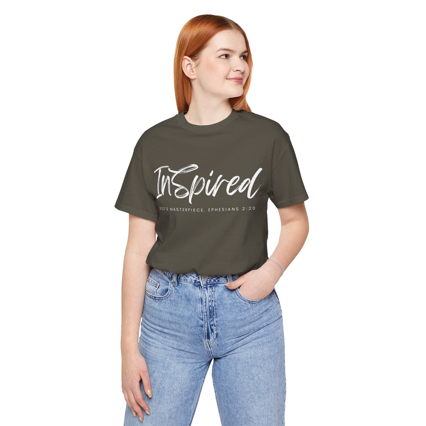 Inspired God's Masterpiece T Shirt Faith-Inspired Apparel for Men and Women Featuring Inspirational Quotes with Religious Graphics Ideal Religious Gift Ideas for Women