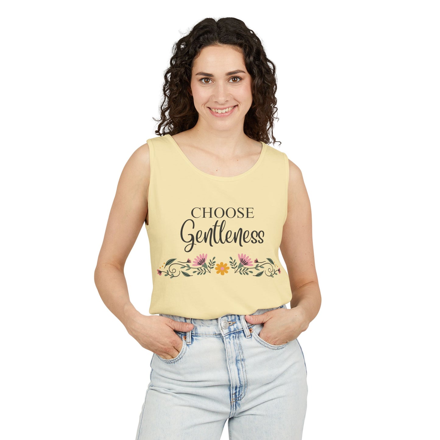Choose Gentleness Christian Tank Top