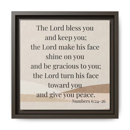 The Lord Bless You Framed Wall Art for Inspiration, Christian Home Decor, Motivational Print, Gift Idea, Faith Inspired Decor