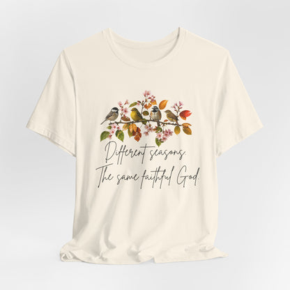 Different Season Same Faithful God| Fall Christian Tshirt