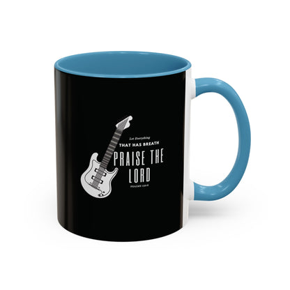 Praise the Lord Mug with Bible Verse Christian coffee mugs for Mom Christian Coffee Mug with Inspirational Message Accent Coffee Mug in 11oz Coffee Mug for coffee lovers