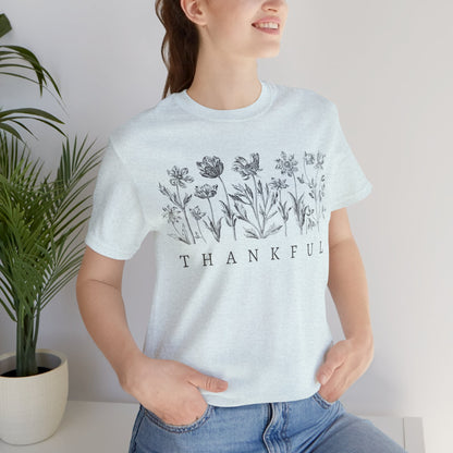 Thankful Faith Inspired Christian T Shirt for Christian Women Ideal Christian Gift Ideas for Women.