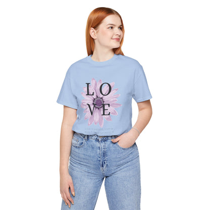 Love is Patient Scripture Wear Christian T-Shirt with Religious Graphics Ideal Religious Gift Ideas for Women