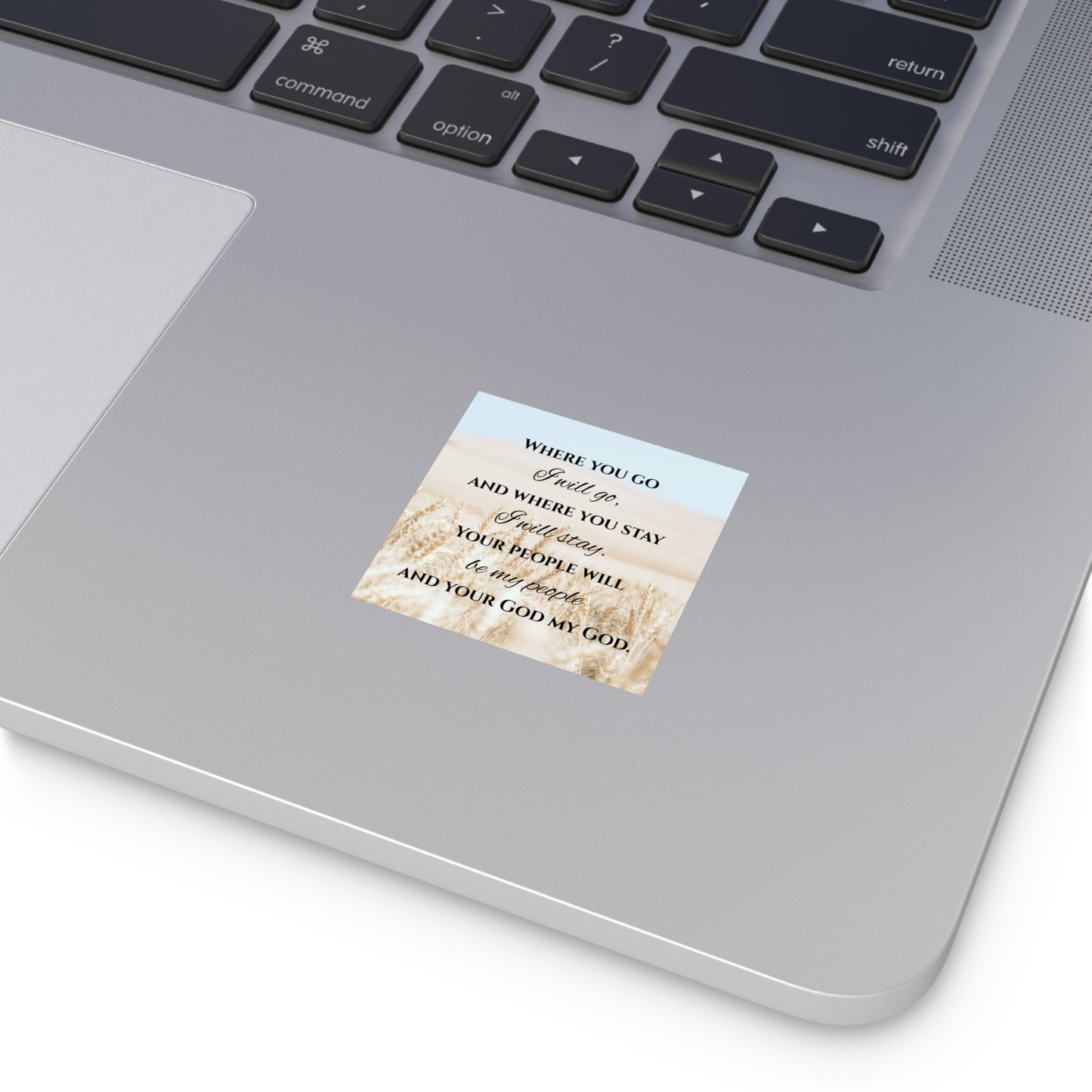 Where You Go I Will Go Sticker, Christian Stickers, Devotional Journal Sticker, Christian Vinyl Sticker, Bible Study Sticker