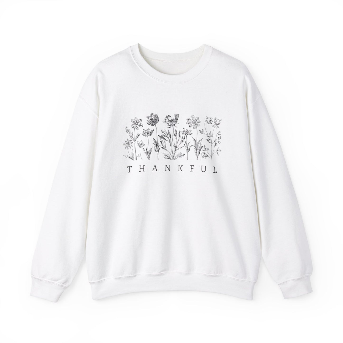 Thankful Sweatshirt Cozy Christian Sweatshirt Inspirational Women Sweatshirt