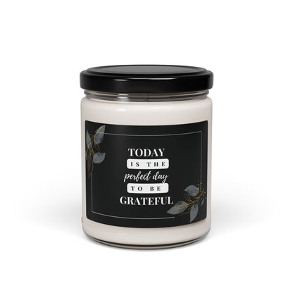 Today is the Perfect Day to Be Grateful Christian Candle