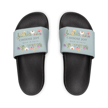 Choose Gentleness Christian Women's Removable Strap Sandals