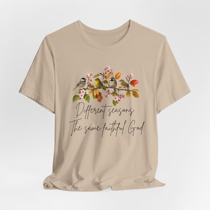 Different Season Same Faithful God| Fall Christian Tshirt