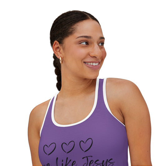 Love Like Jesus Tank Top for Christian Women Tank Top for Summer Christian Mom Tank Top with Bible Verse Tank Top Christian Gifts for Women