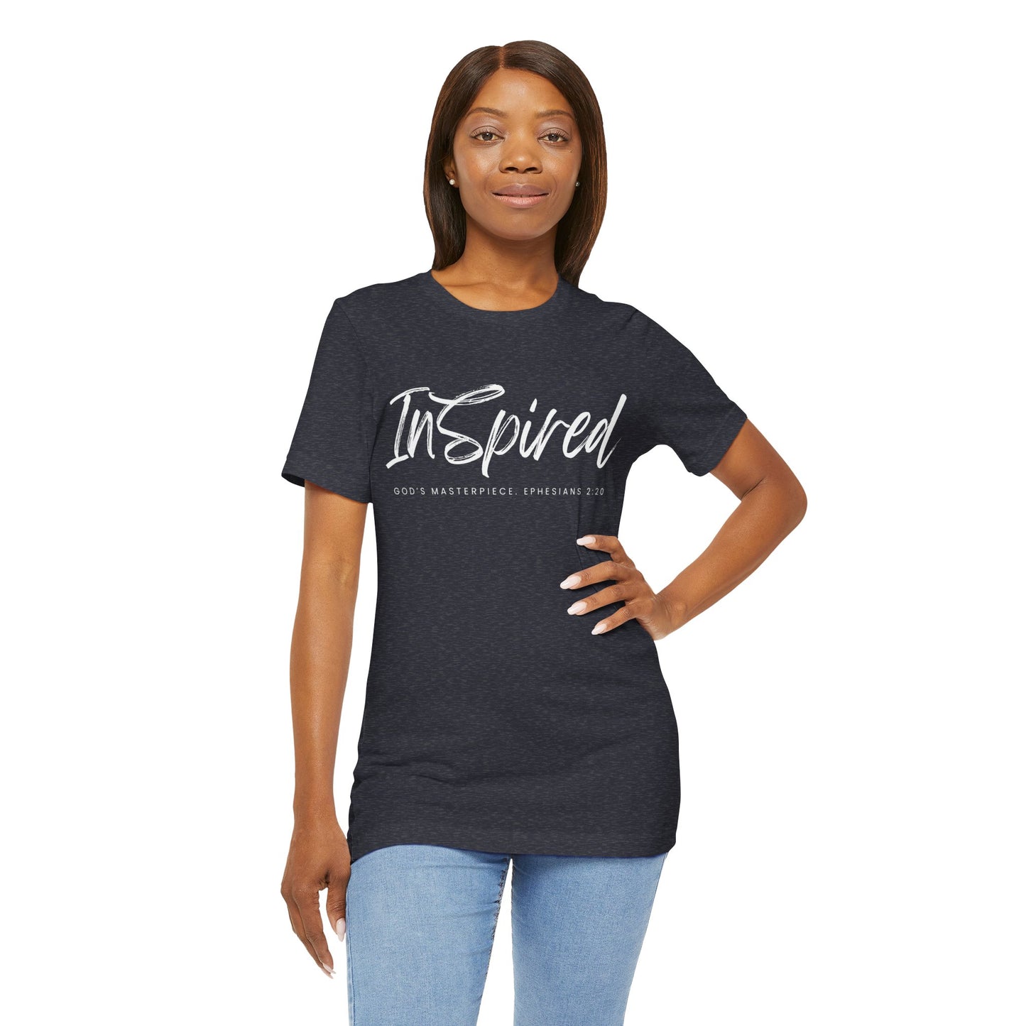 Inspired God's Masterpiece T Shirt Faith-Inspired Apparel for Men and Women Featuring Inspirational Quotes with Religious Graphics Ideal Religious Gift Ideas for Women