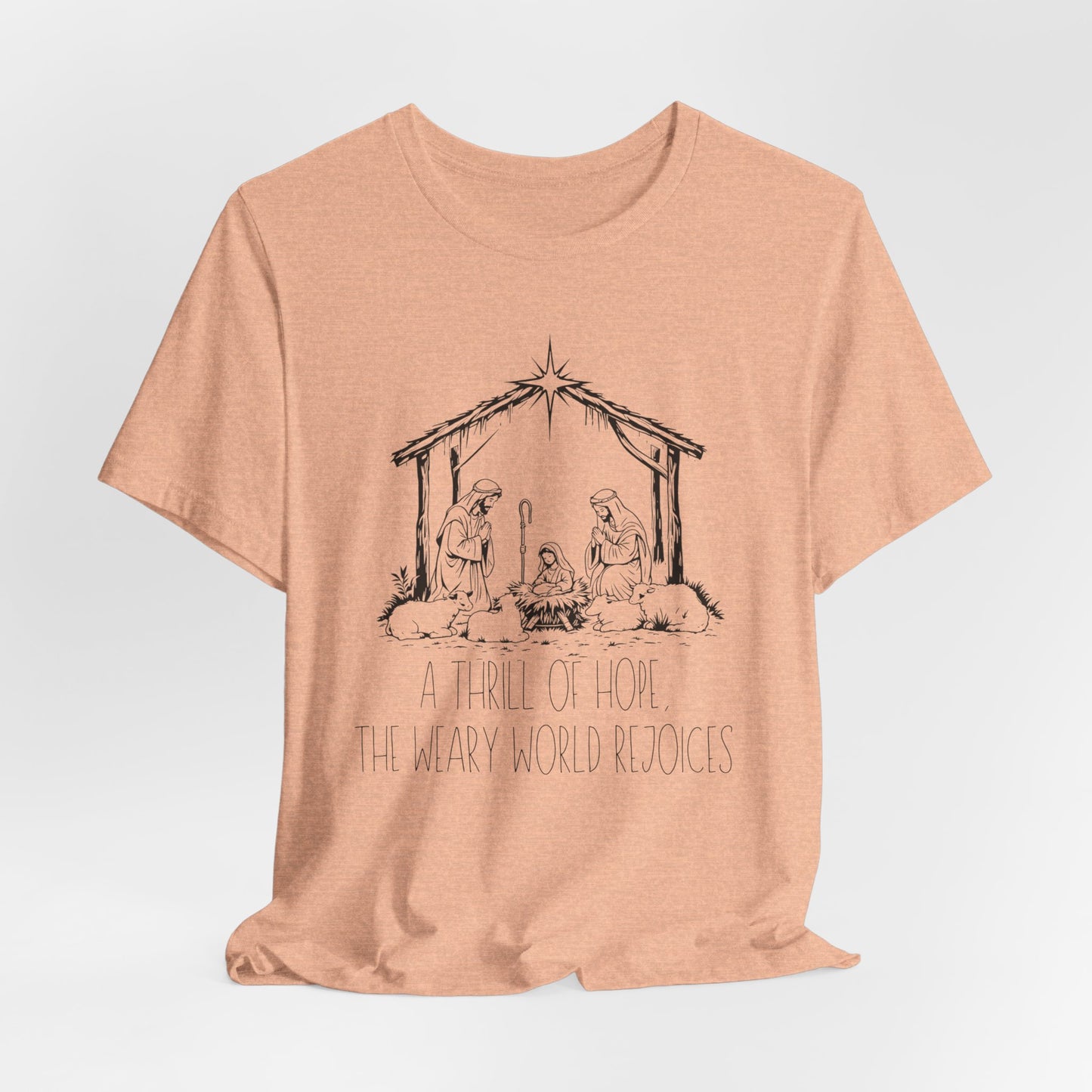 A Thrill of Hope Christian Christmas Sweatshirt
