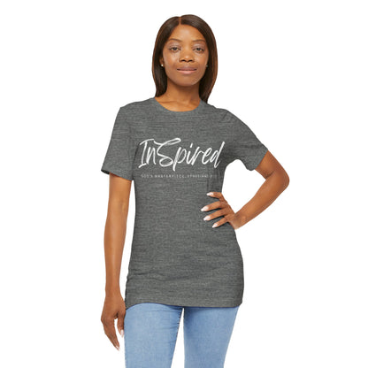 Inspired God's Masterpiece T Shirt Faith-Inspired Apparel for Men and Women Featuring Inspirational Quotes with Religious Graphics Ideal Religious Gift Ideas for Women