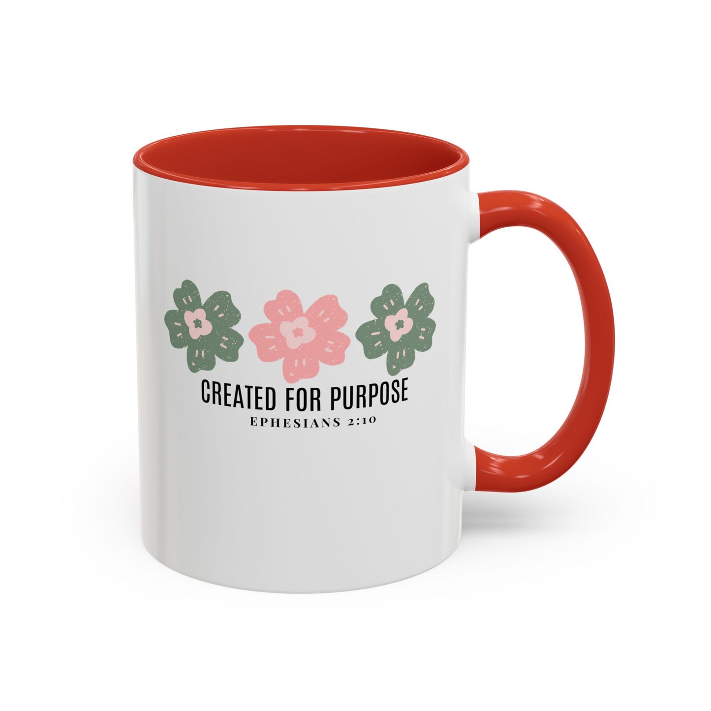 Created for Purpose Mug with Bible Verse Christian coffee mugs