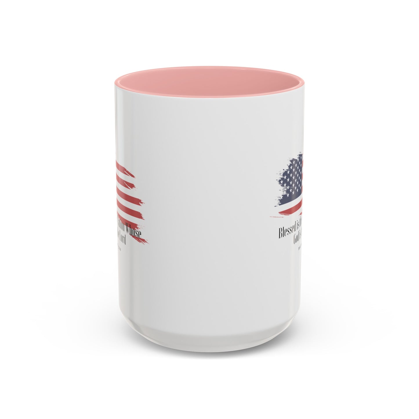 American flag Mug with Bible Verse Christian coffee mugs for Mom Christian Coffee Mug with Bless America Inspirational Message Coffee Mug in 11oz Coffee Mug in 15 oz for coffee lovers