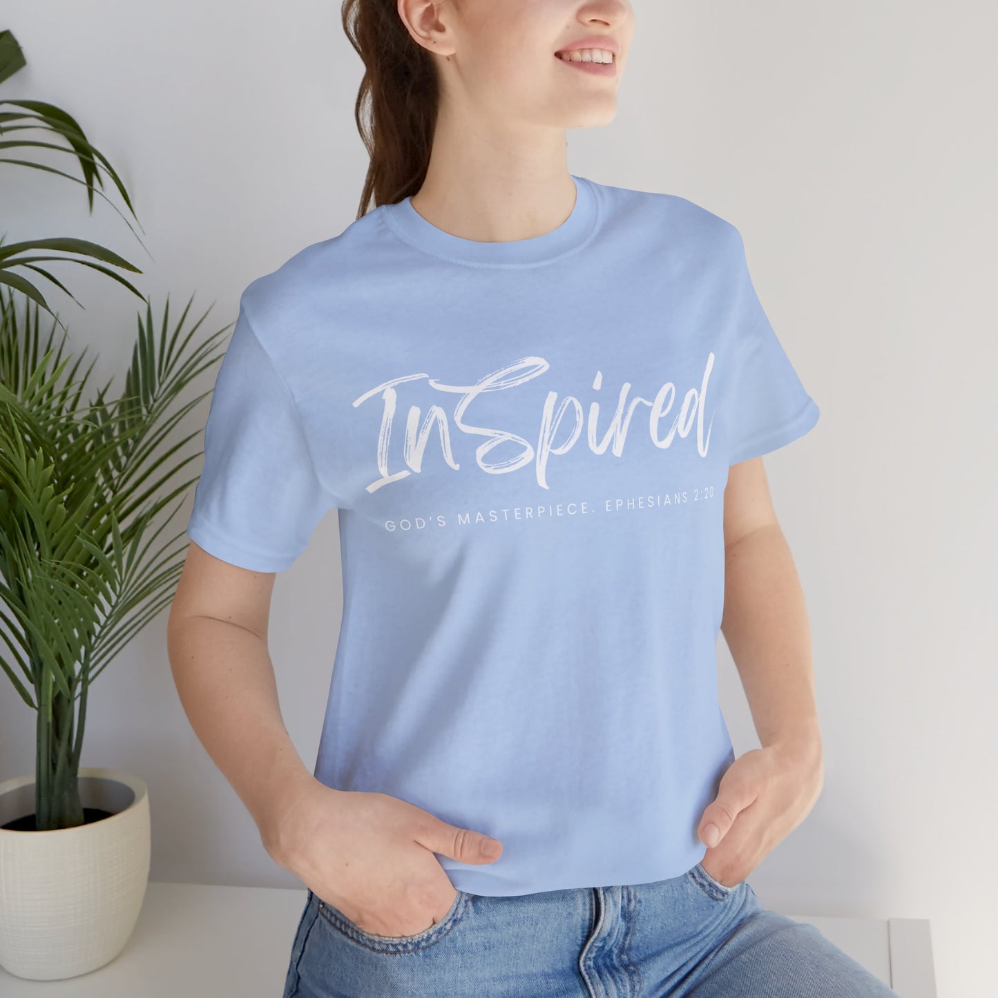 Inspired God's Masterpiece T Shirt Faith-Inspired Apparel for Men and Women Featuring Inspirational Quotes with Religious Graphics Ideal Religious Gift Ideas for Women