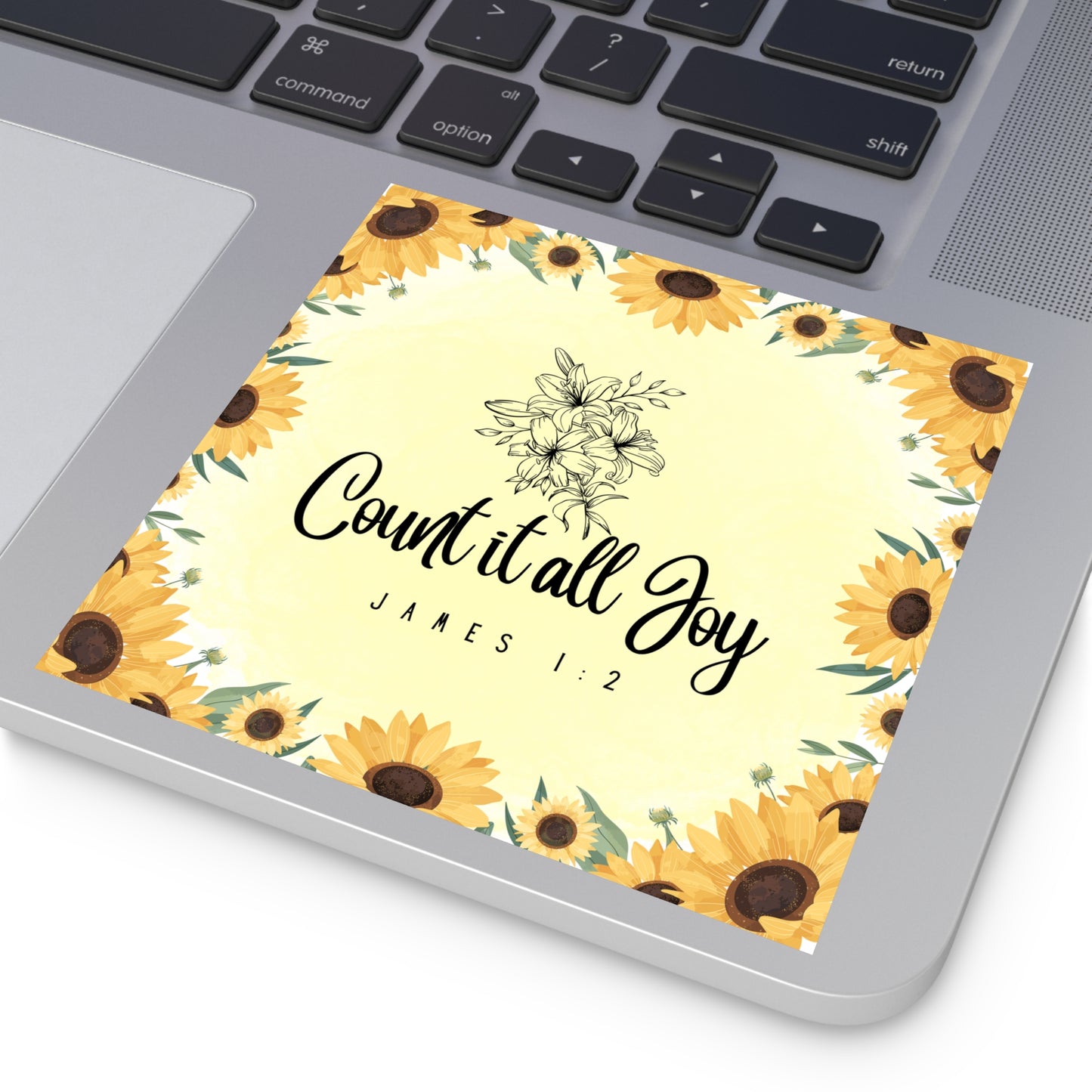 Christian Stickers, Count It All Joy, Devotional Journal Sticker, Christian Vinyl Sticker