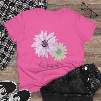 Be Kind Women's Midweight Cotton Tshirt