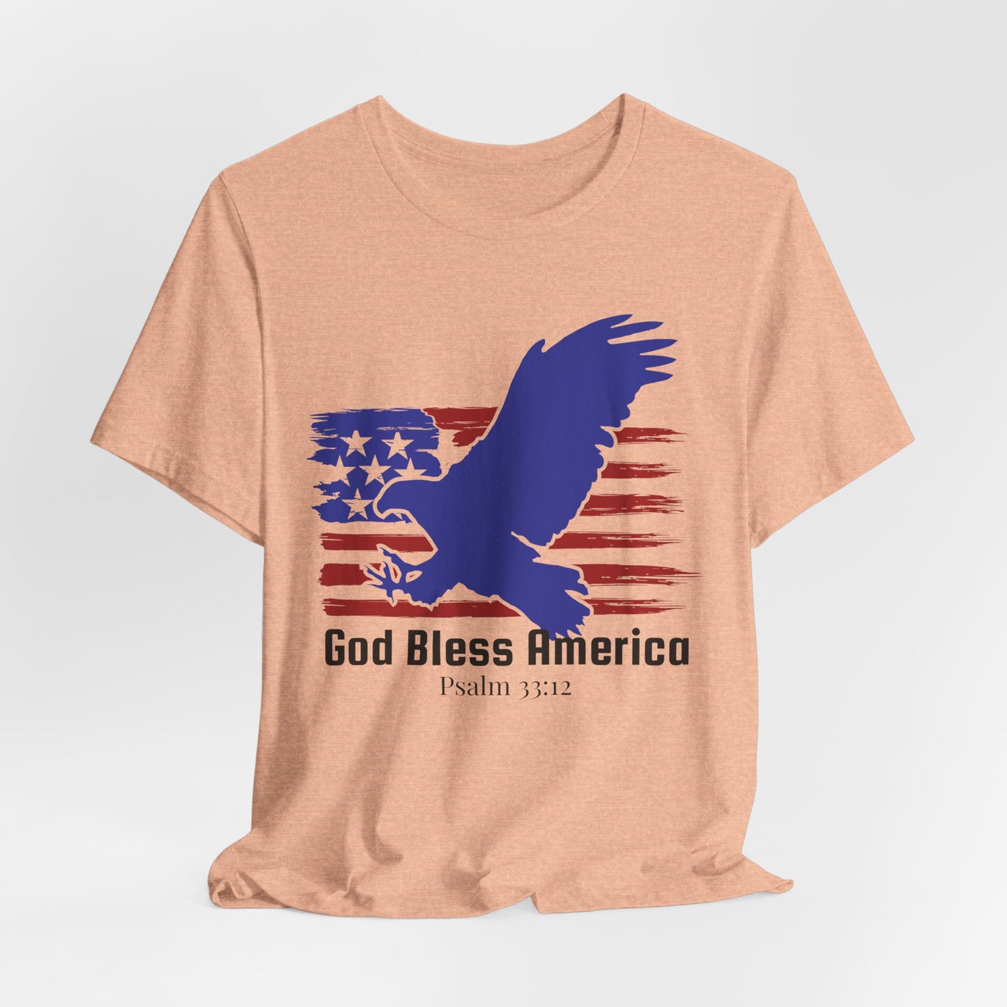 God Bless America USA Christian Tshirt