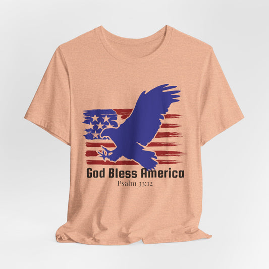 God Bless America USA Christian Tshirt