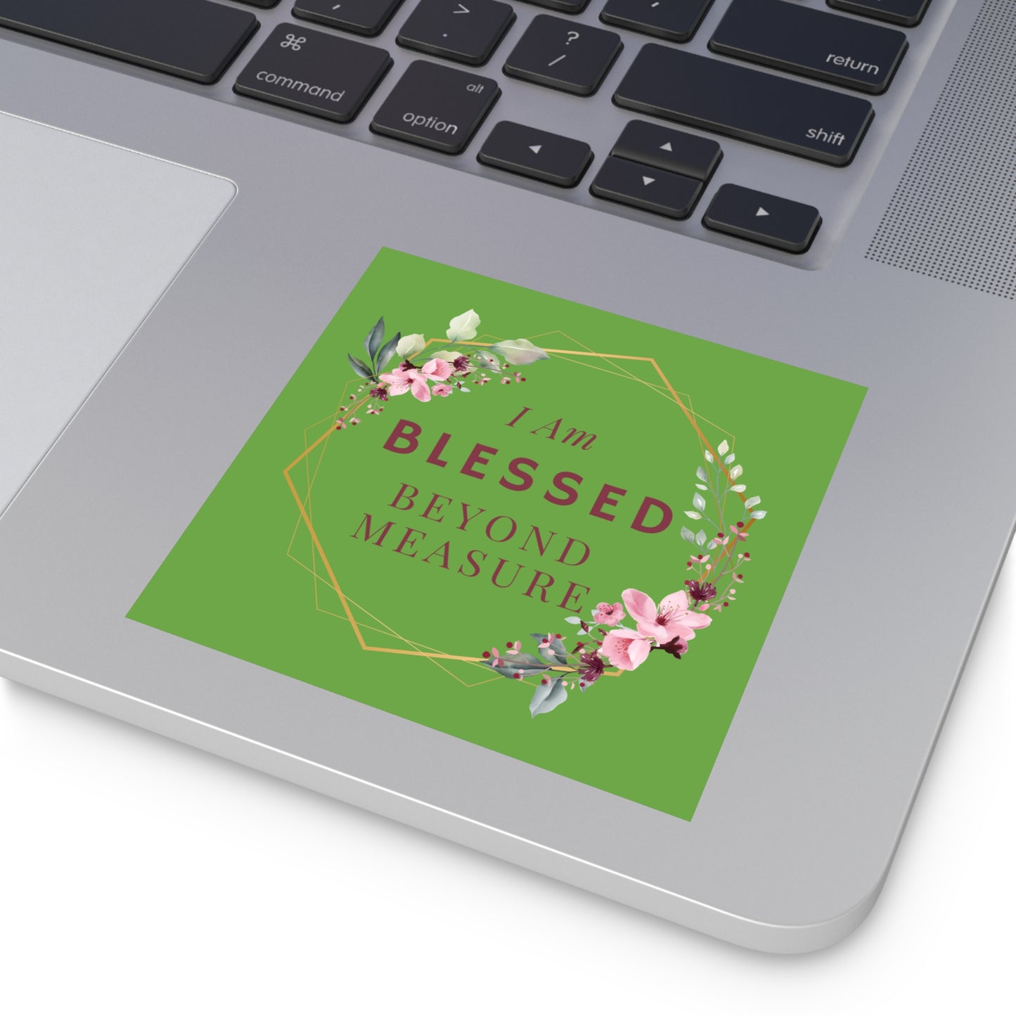 Christian Stickers, Blessed Beyond Measure, Devotional Sticker, Christian Vinyl Sticker