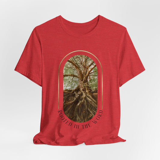 Rooted in the Word Vintage Inspirational Christian T-Shirt