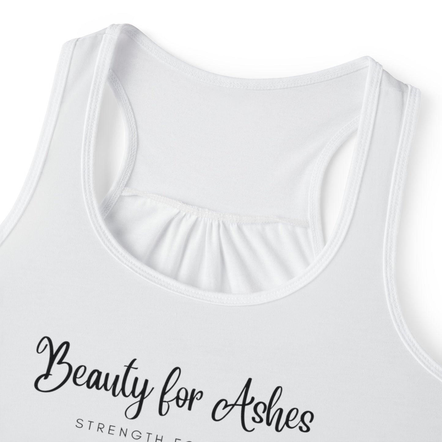 Beauty for Ashes Tank Top for Christian Women Tank Top for Summer Christian Mom Tank Top with Bible Verse Tank Top Christian Gifts for Women