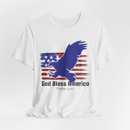 God Bless America USA Christian Tshirt