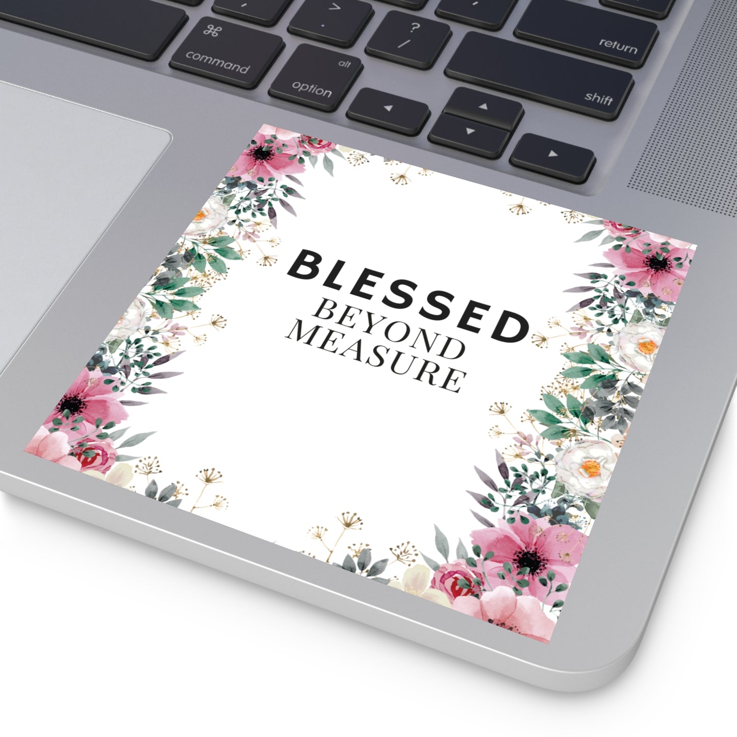 Christian Stickers, Blessed Beyond Measure, Devotional Journal Sticker, Christian Vinyl Sticker