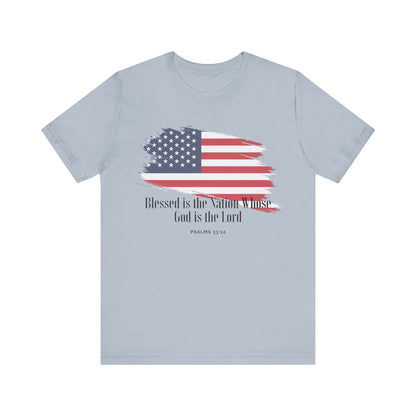 Christian shirts with American flag with Comfortable USA Flag TShirt Ideal Christian Gift Idea for Women.