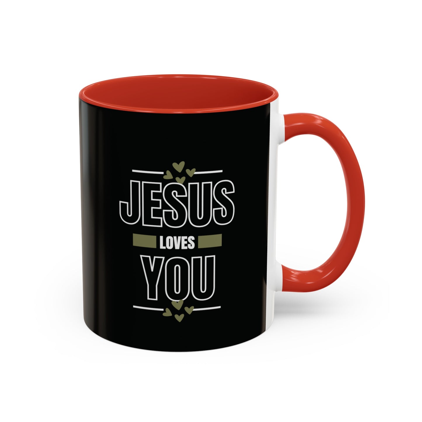 Jesus Loves You Mug with Bible Verse Christian coffee mugs for Mom Christian Coffee Mug with Inspirational Message Accent Coffee Mug in 11oz Coffee Mug in 15 oz for coffee lovers