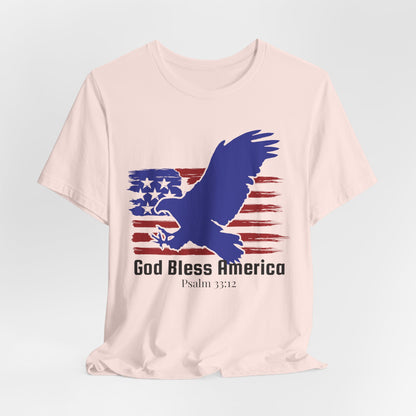 God Bless America USA Christian Tshirt