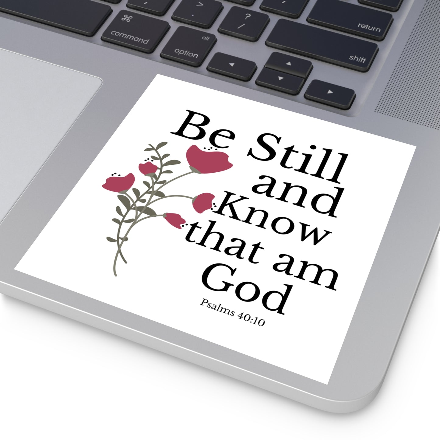 Christian Stickers, Be Still and Know that I am God, Devotional Journal Sticker, Christian Vinyl Sticker