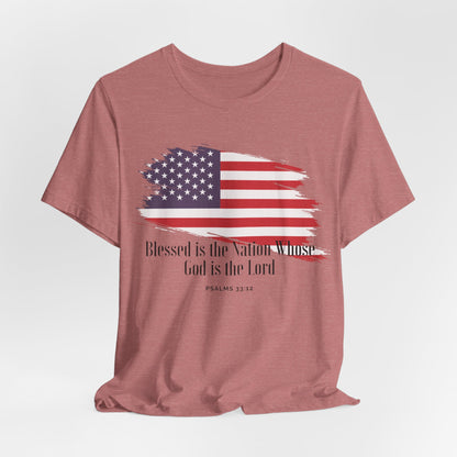 Christian shirts with American flag with Comfortable USA Flag TShirt Ideal Christian Gift Idea for Women.