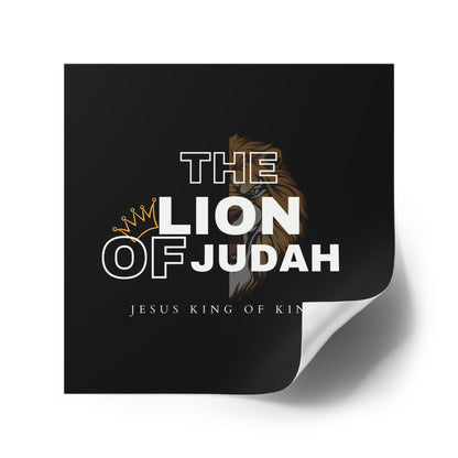 Christian Stickers, The Lion of Judah, Devotional Journal Sticker, Christian Vinyl Sticker