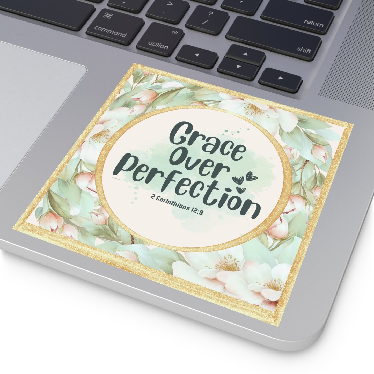 Christian Stickers,Grace Over Perfection, Devotional Journal Sticker, Christian Vinyl Sticker