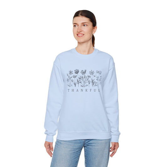 Thankful Sweatshirt Cozy Christian Sweatshirt Inspirational Women Sweatshirt