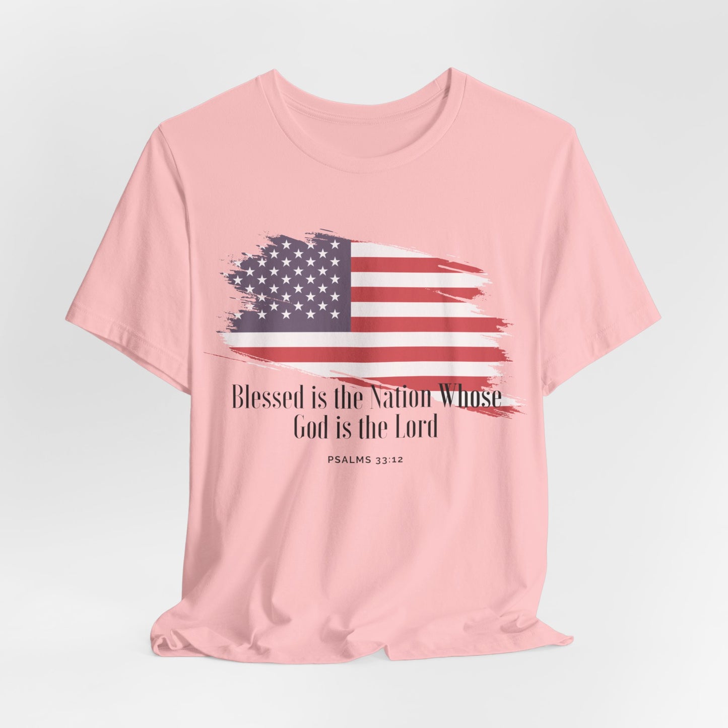 Christian shirts with American flag with Comfortable USA Flag TShirt Ideal Christian Gift Idea for Women.